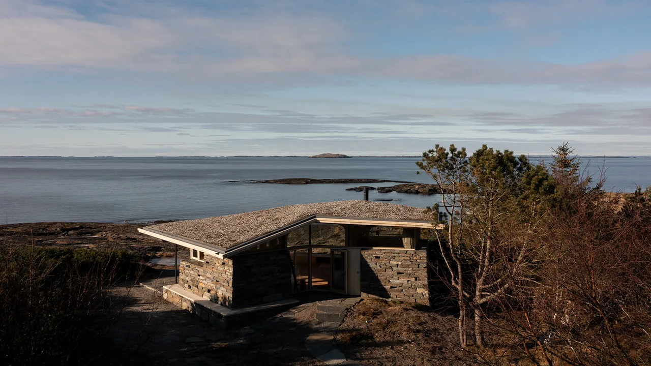 Cabin Sande Norveç Ahşap Mimari Helen Hard
