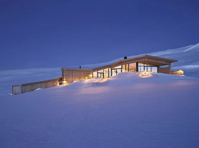 Cabin Sande Norveç Ahşap Mimari Helen Hard
