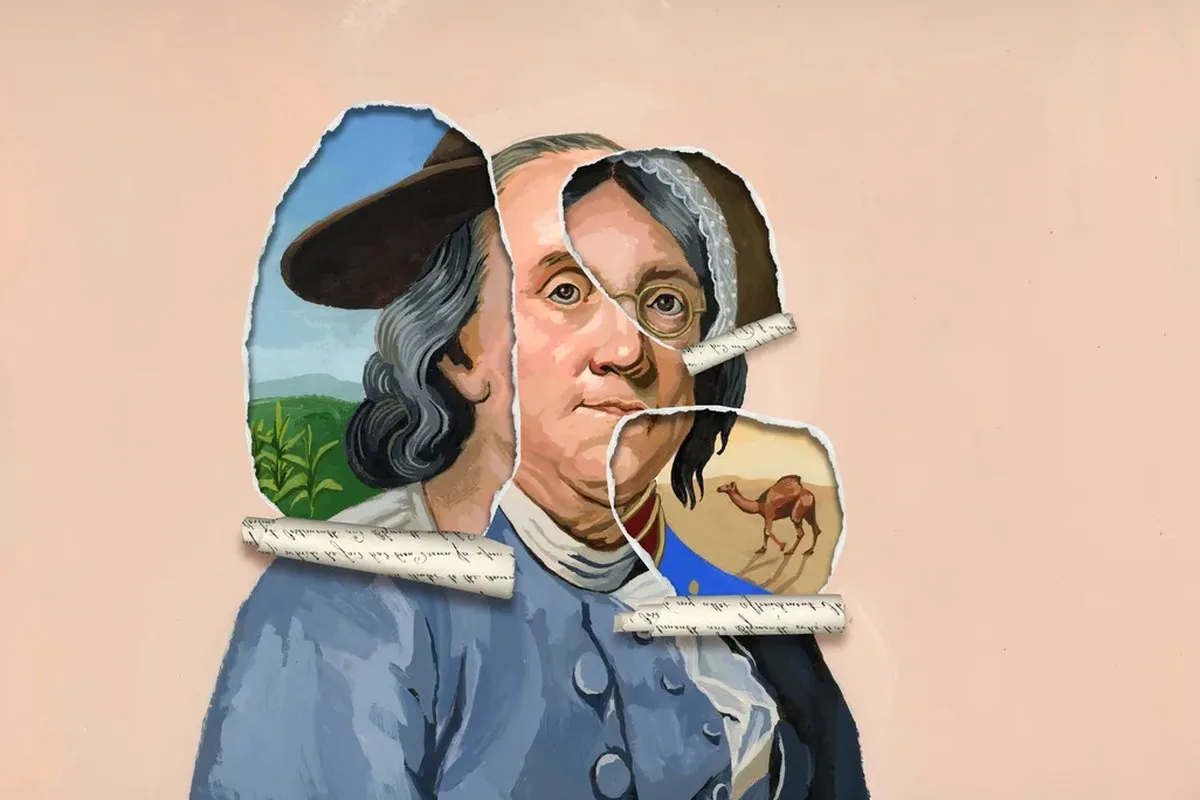 Benjamin Franklin’in icatlarından ve keşiflerinden daha fazlası, ona farklı kimlikler vererek özgürlük sağladı