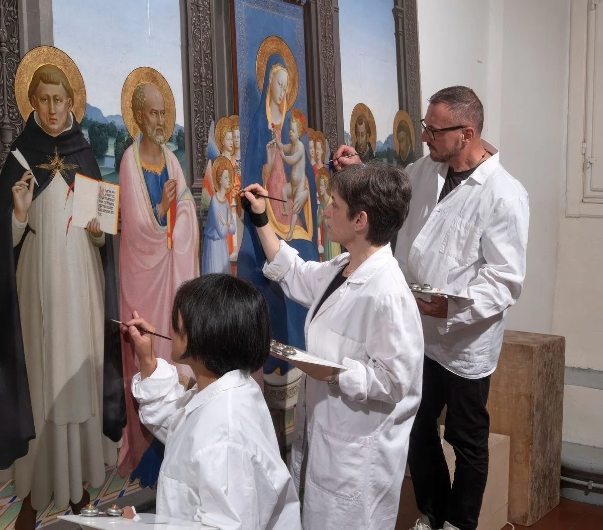 Fra Angelico’nun Eseri, İki Yıllık Restorasyon Çalışmalarıyla Yeniden Hayata Döndürüldü