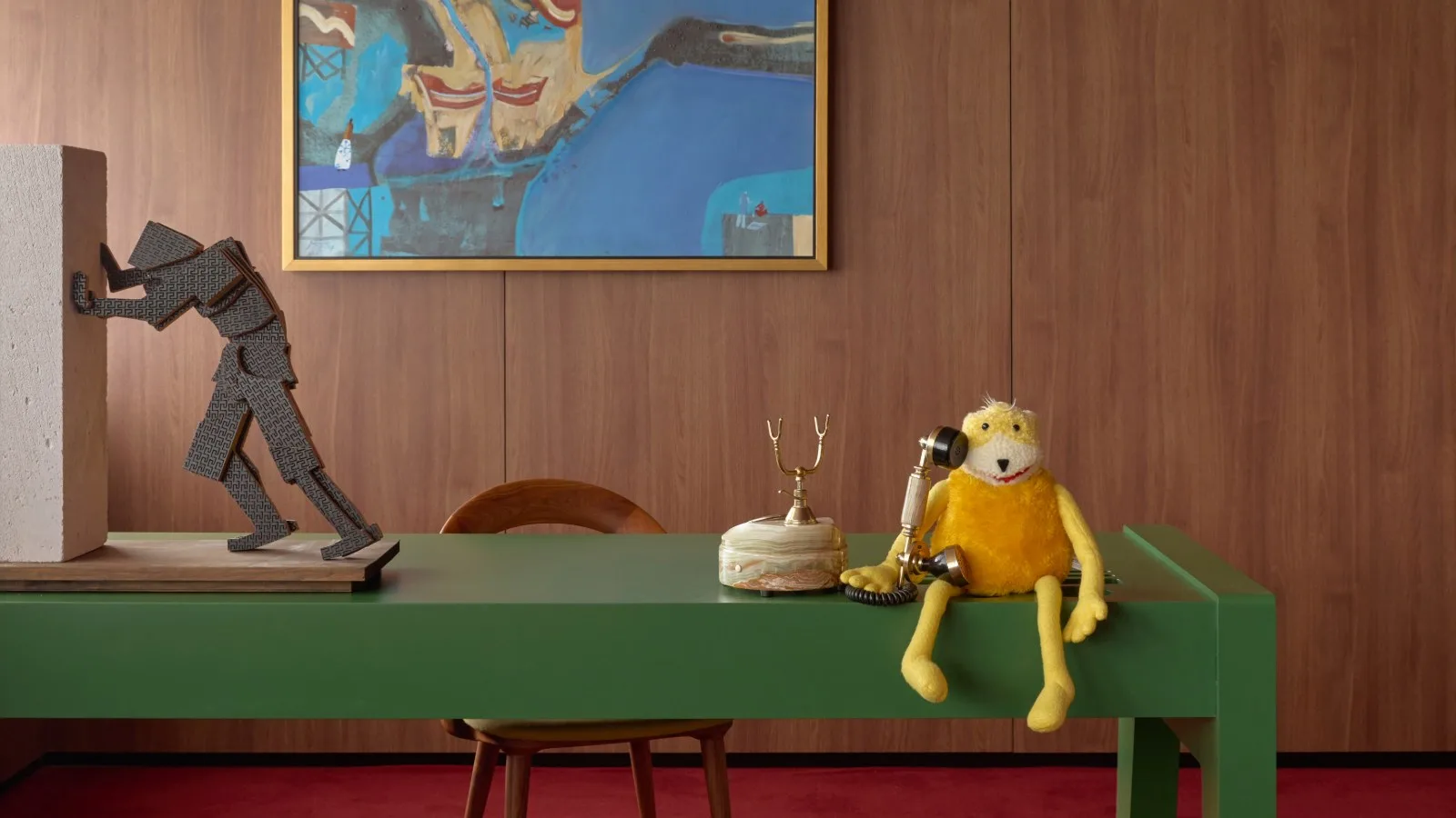 Fransız Elektronik Müziği “Flat Eric” Estetiğiyle Tasarlanan Ofis