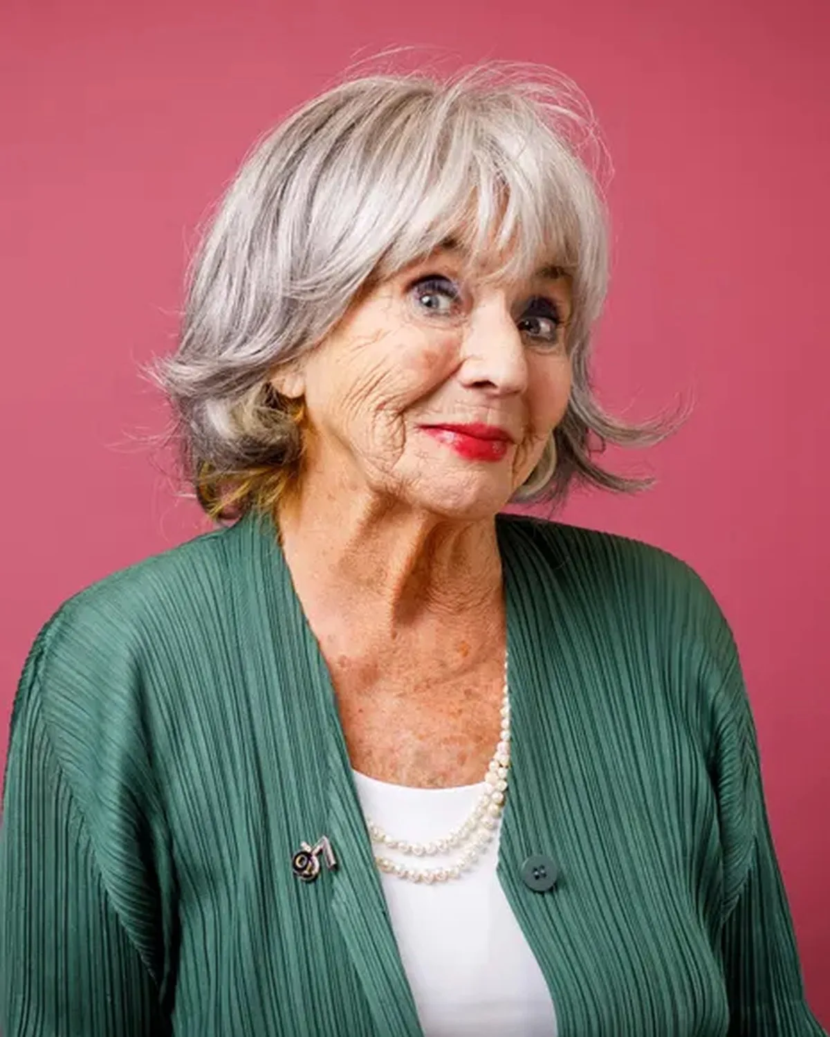 Sue Johnston photographed in central London for the Guardian.