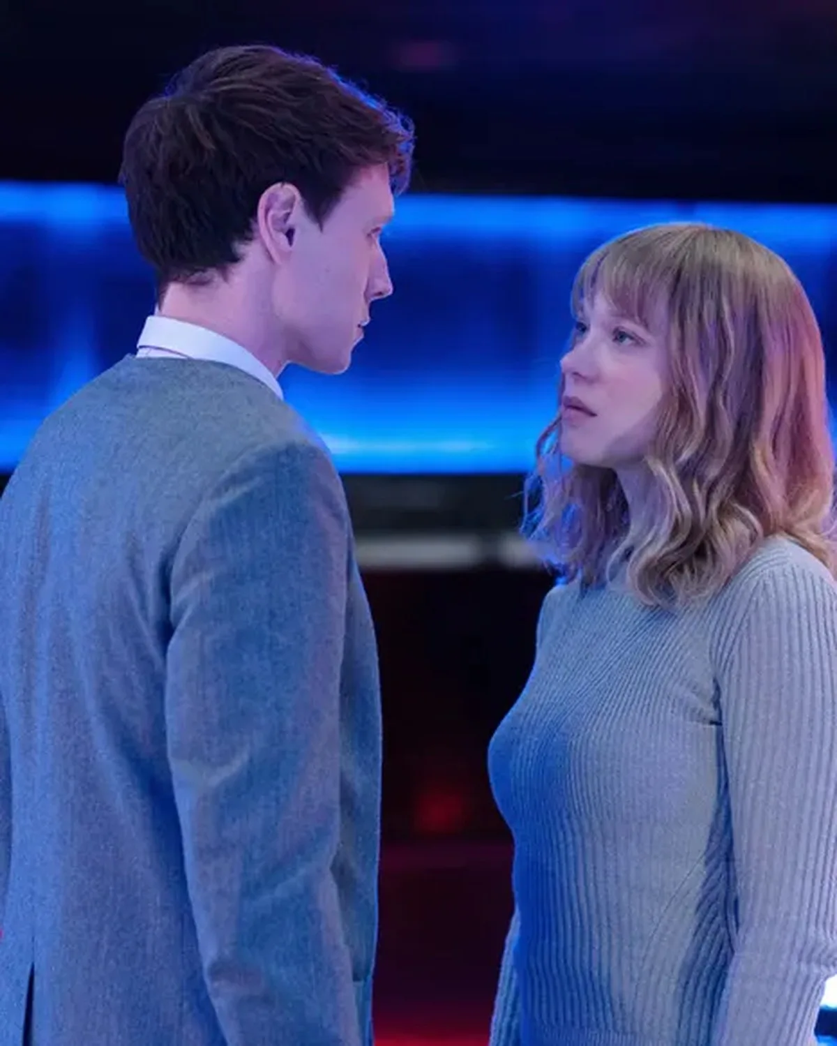 George MacKay and Léa Seydoux in The Beast.