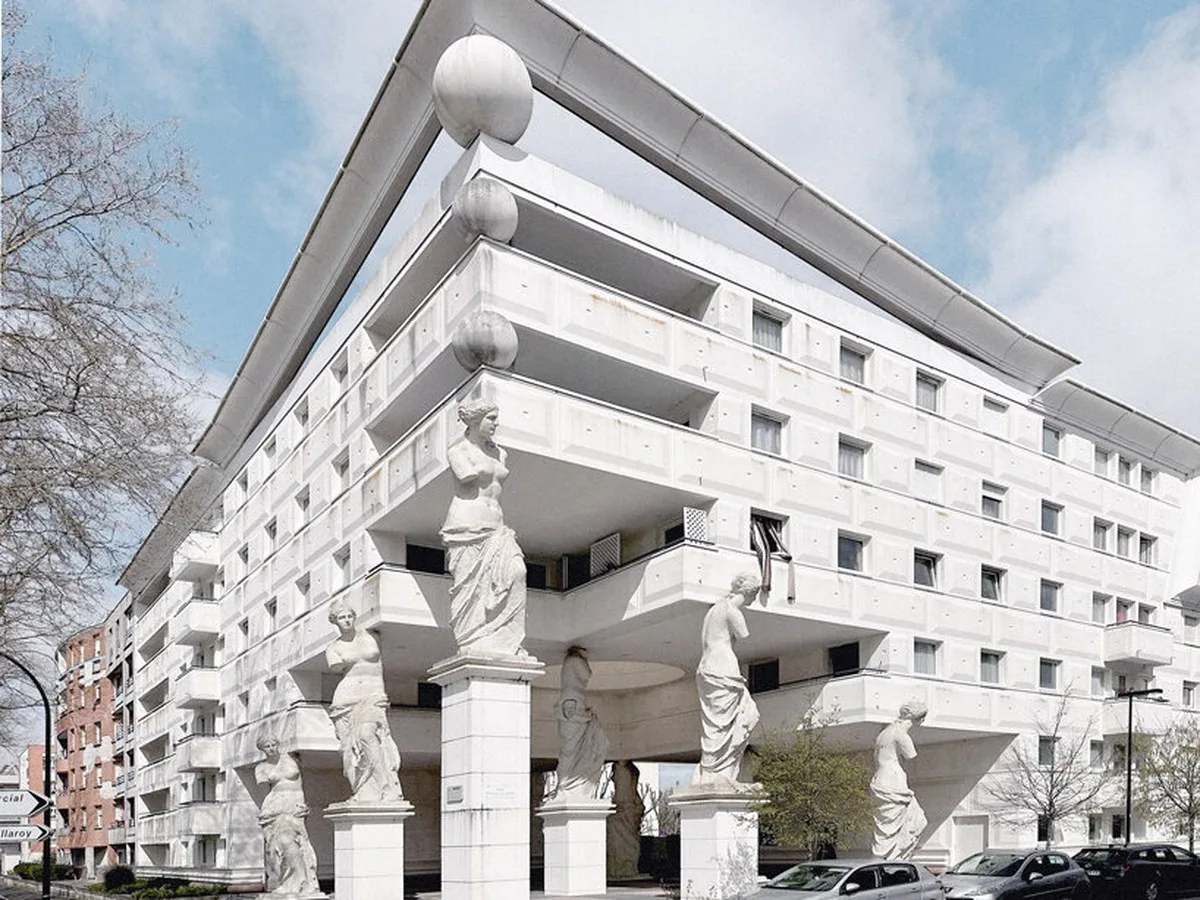 les caryatides de guyancourt: a photo essay on the postmodernist complex of suburban paris - 1