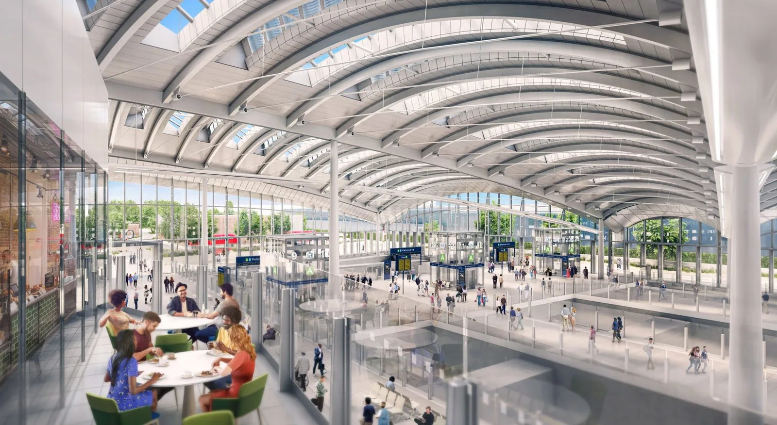 WilkinsonEyre Tasarımıyla Dikkat Çeken Dev HS2 İstasyonunun İnşa Halindeki Görüntüleri Ortaya Kondu