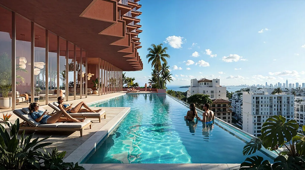 every apartment gets an atlantic view in carlo ratti’s zig-zag west palm beach tower