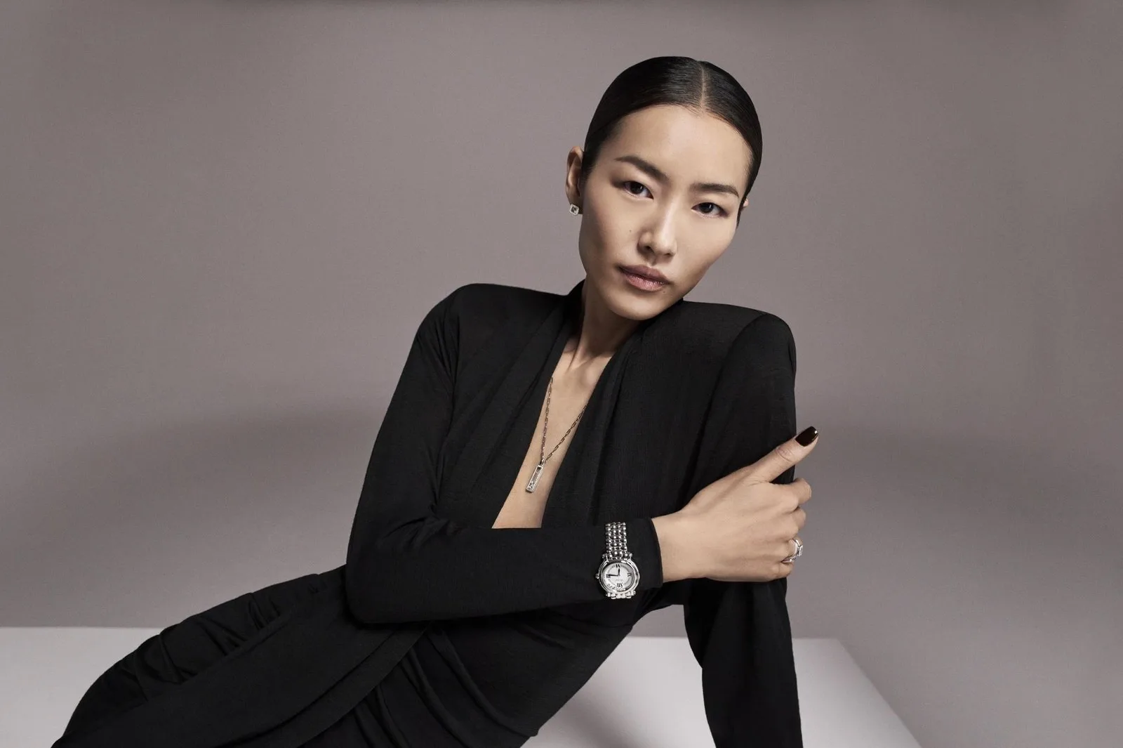 Chopard Happy Diamonds on model