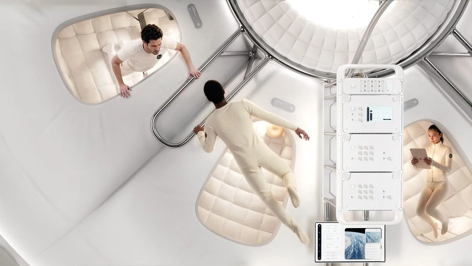 The crew quarters