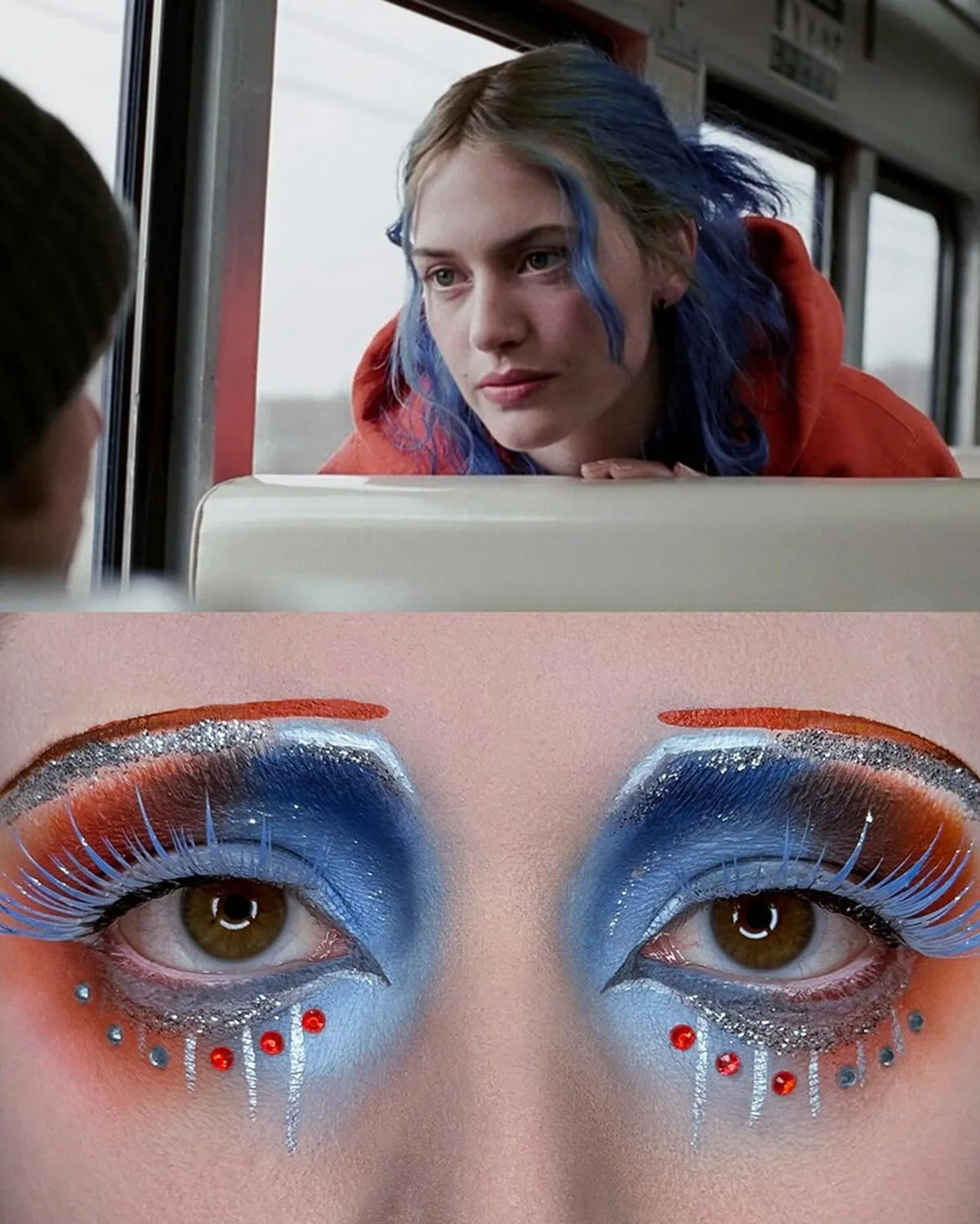 film stills leave the screen and become elaborate makeup compositions - 2