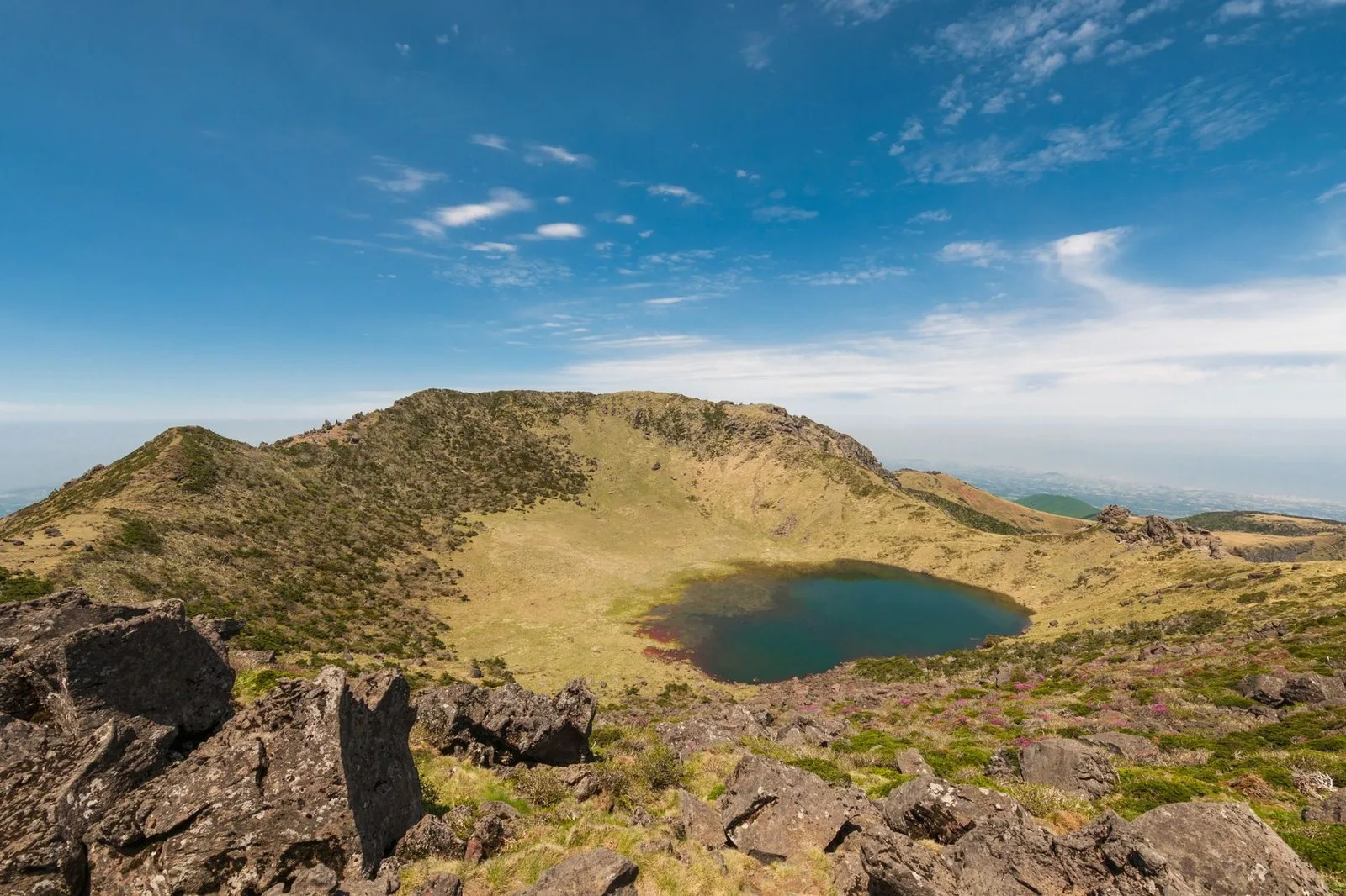 on the Gwaneumsa hiking trail to Hallasan on Jeju Island