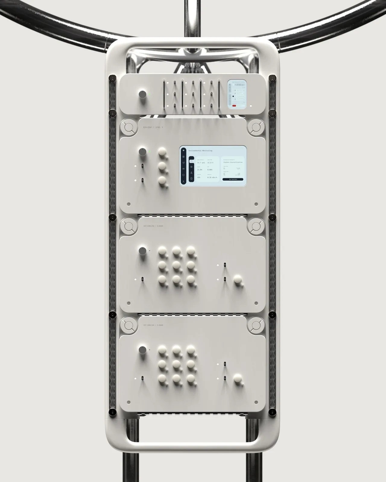 Equipment racks are designed to be modular for easy replacement and upgrades
