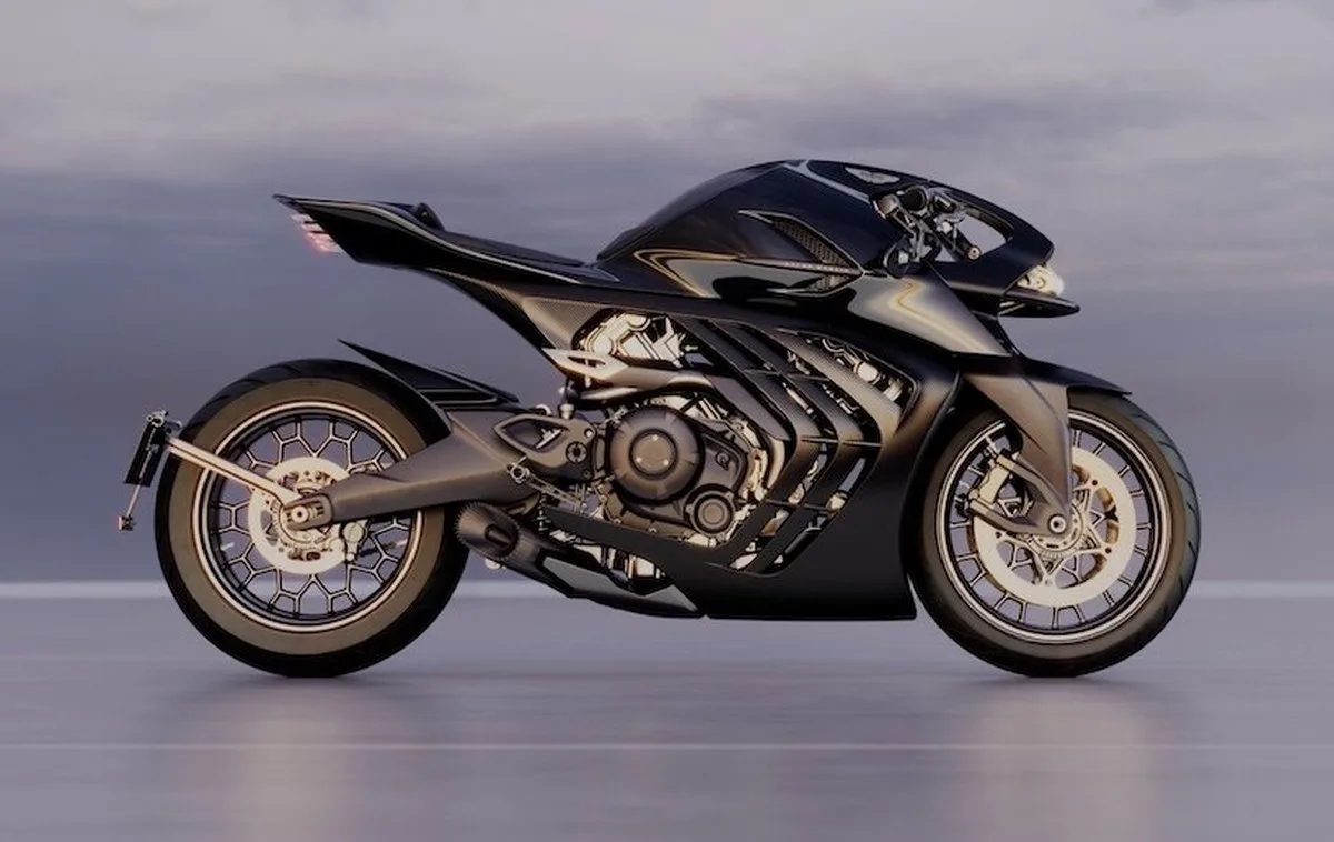 aston martin and brough superior turn their track superbike into a road machine - 2