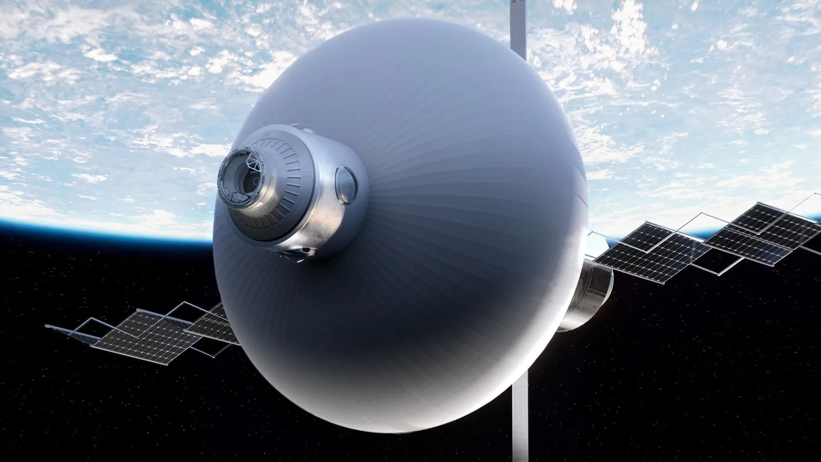 The exterior of OMI's Thunderbird space station for Max Space