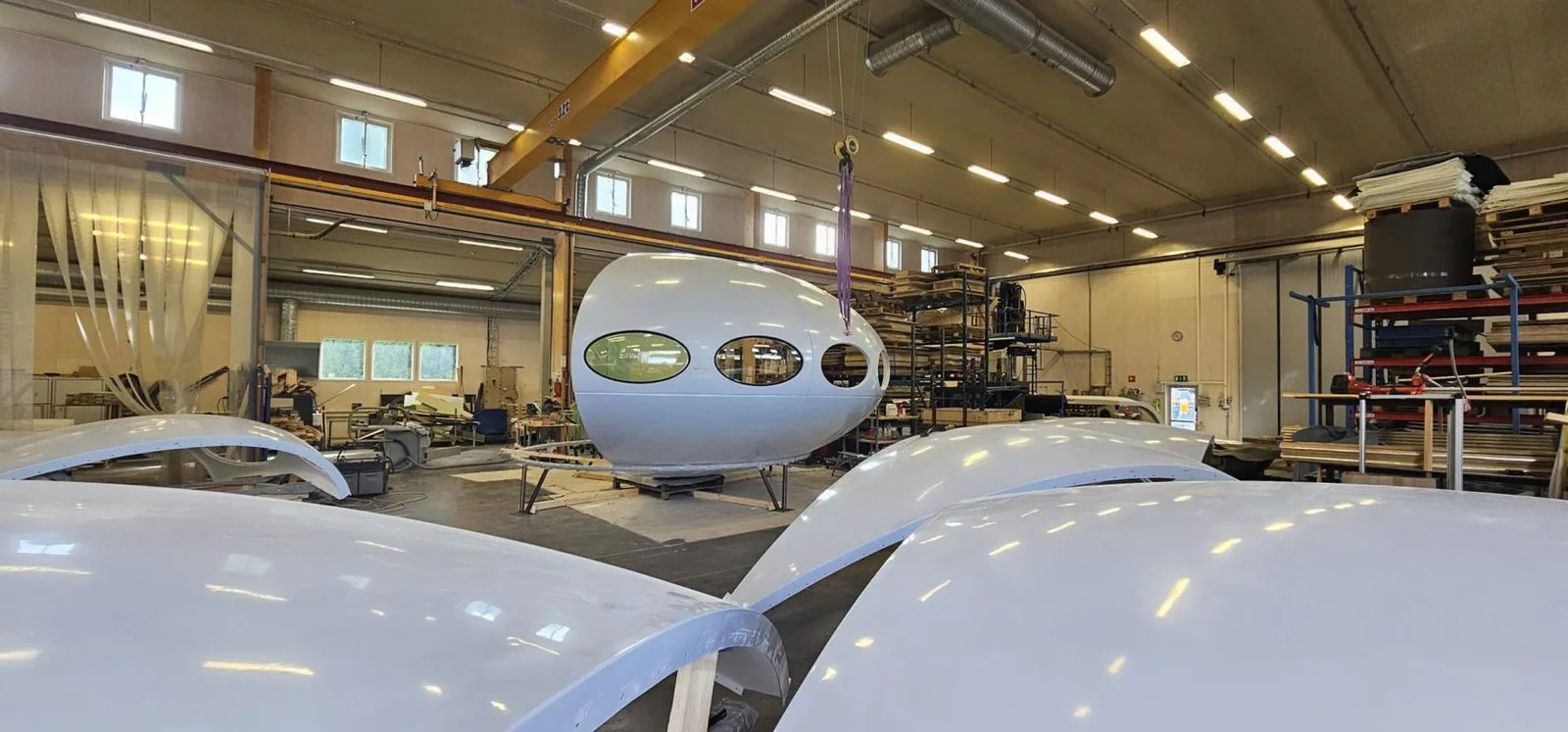 Half-built Futuro House