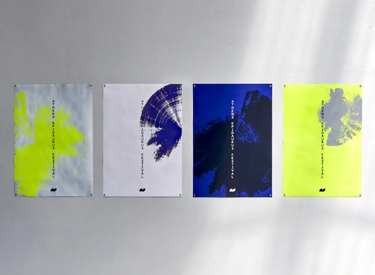 ink traces and rotational gestures shape polkadot design’s visual identity for athens epidaurus festival - 1