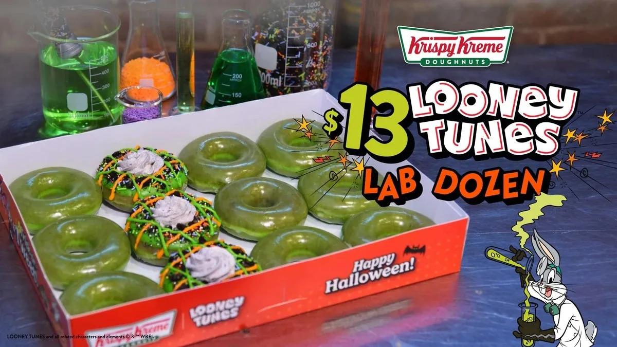 Krispy Kreme’den sınırlı süre için Looney Tunes temalı yeşil hamur işi kutusu