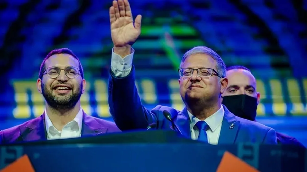 Israel's National Security Minister and Otzma Yehudit party leader Itamar Ben Gvir seen after the election