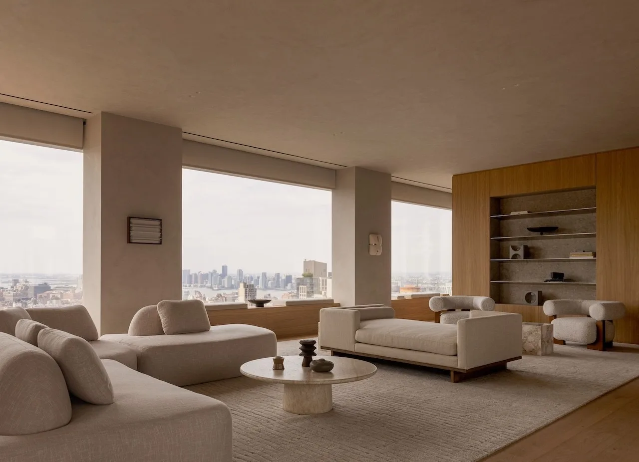 262 Fifth Avenue’de Sütunlardan Arındırılmış, Sakin İç Mekanlar Öne Çıkıyor