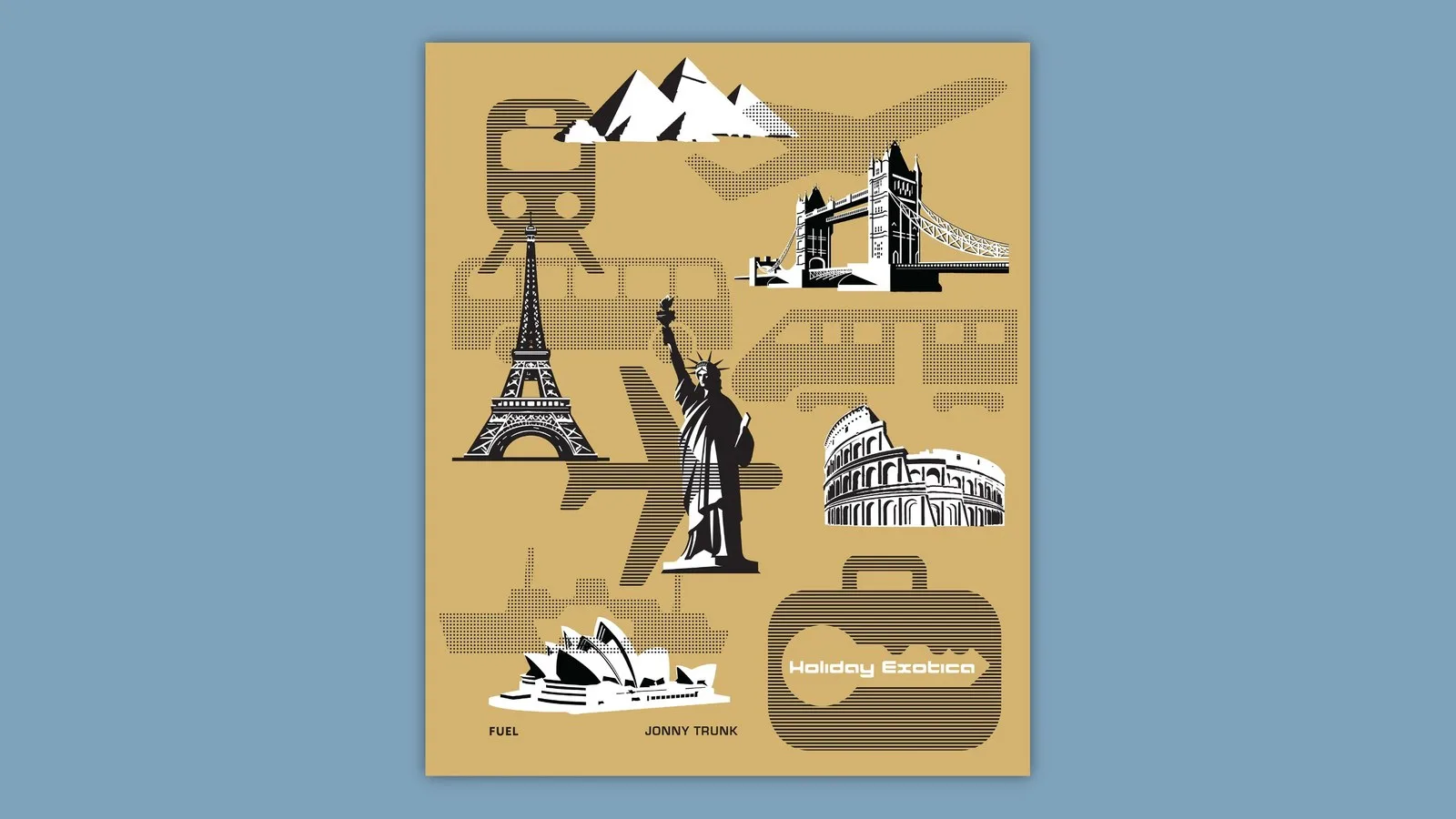‘Holiday Exotica’ is a visual celebration of vintage travel ephemera