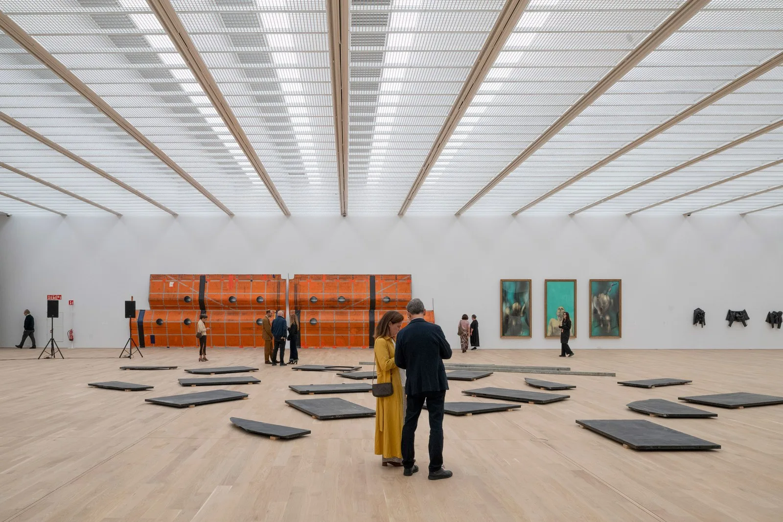 Interior of the Bilbao Fine Arts Museum extension by Foster + Partners