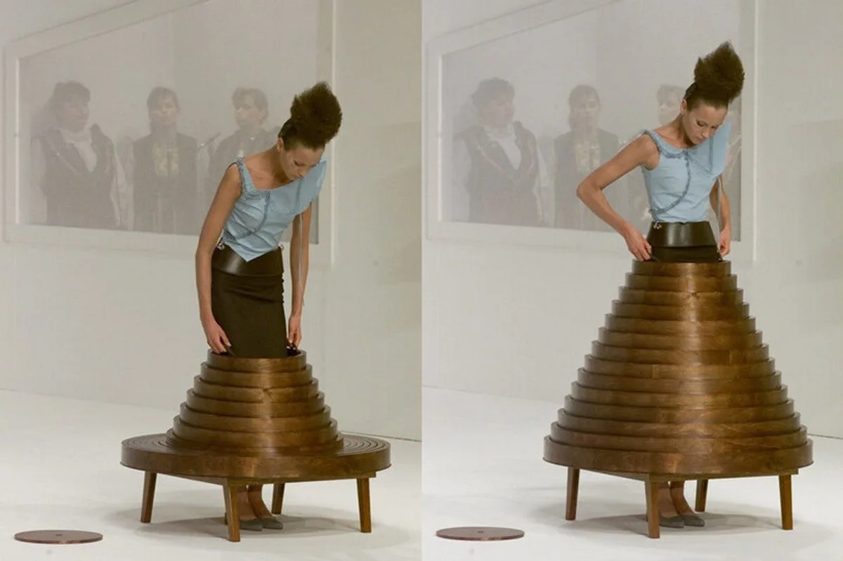 in 2000, hussein chalayan hid an entire collection inside a living room - 2